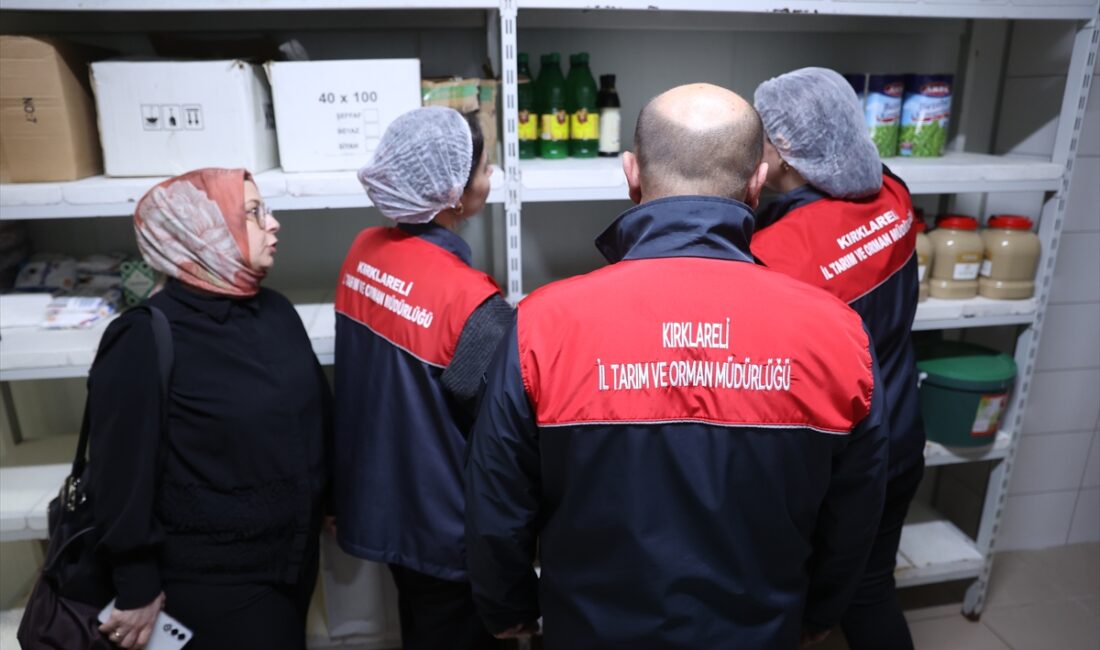 KIRKLARELİ (AA) – Kırklareli'nde ramazan öncesi gıda işletmelerine yönelik denetim