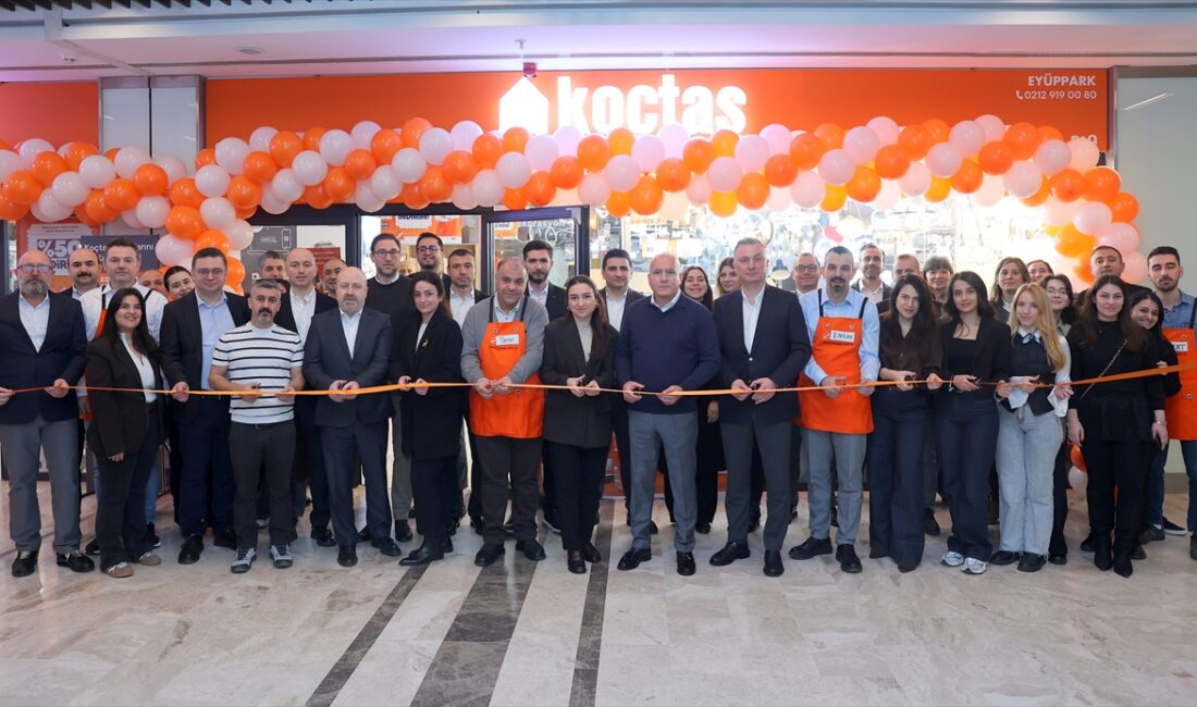 İSTANBUL (AA) – Koçtaş, İstanbul'da bulunan Eyüp Park AVM'deki mağazasını