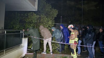 MANİSA (AA) – Manisa'nın Turgutlu ilçesinde sağanak nedeniyle yıkılan sitenin