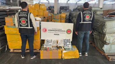 MERSİN (AA) – Mersin'de çeşitli markalara ait 116 bin 50