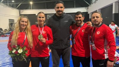 ANKARA (AA) – Zagreb Açık Güreş Turnuvası'nda mücadele eden milli