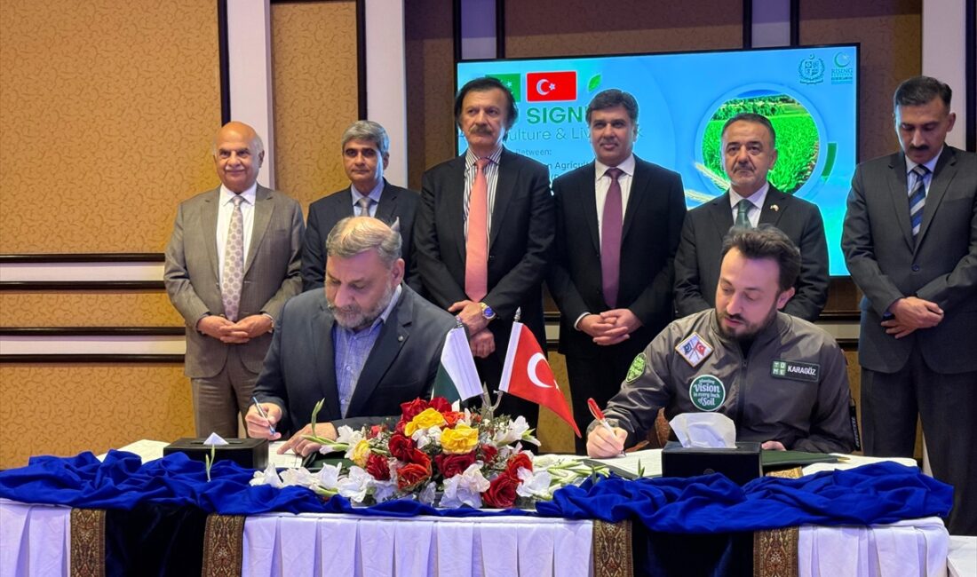 - Pakistan ve Türkiye arasında tarım ve hayvancılık alanında 2