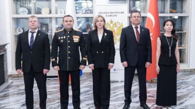 ANKARA (AA) – Rusya'nın Ankara Büyükelçiliği, "Rusya Silahlı Kuvvetler Günü"