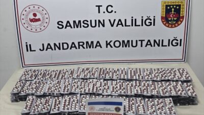 SAMSUN (AA) – Samsun'un Atakum ilçesinde asma tavana uyuşturucu hap