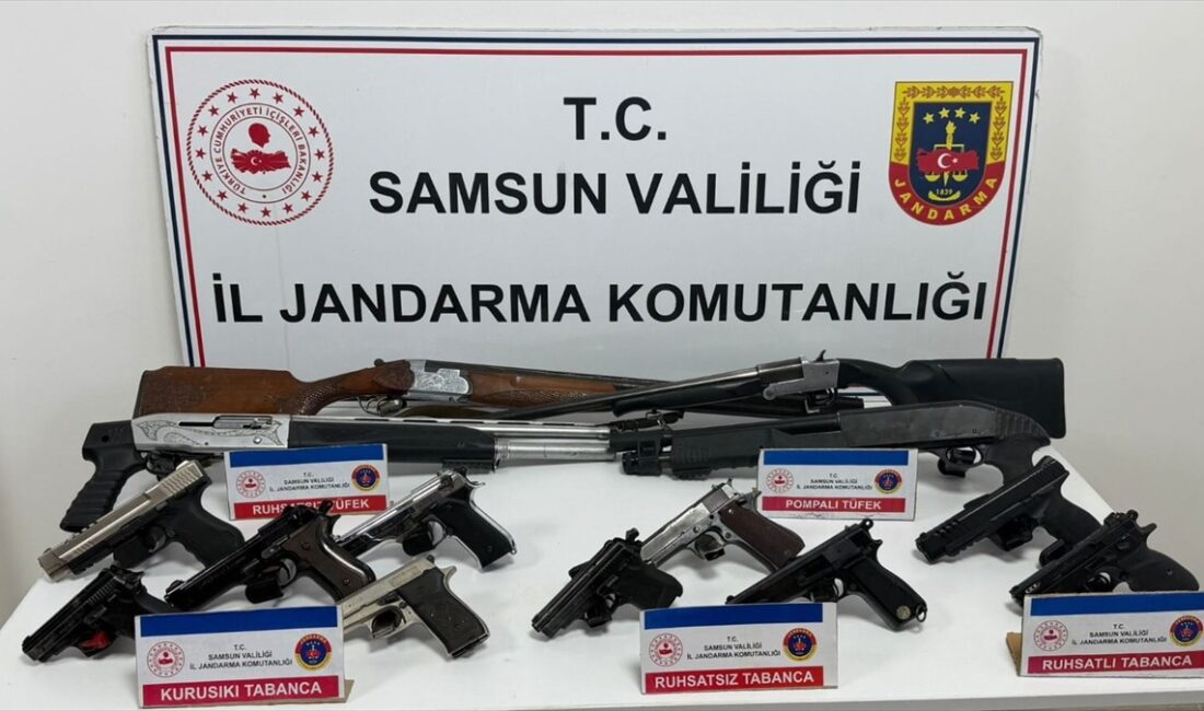 SAMSUN (AA) – Samsun'un Vezirköprü ilçesinde sosyal medyadan havaya ateş