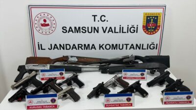 SAMSUN (AA) – Samsun'un Vezirköprü ilçesinde sosyal medyadan havaya ateş