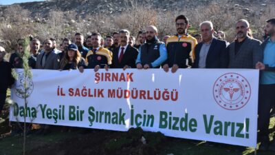 ŞIRNAK (AA) – Şırnak'ta İl Sağlık Müdürlüğünce "hatıra ormanı" oluşturuldu.