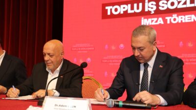 SİVAS (AA) – Sivas Belediyesi ile Hizmet-İş Sendikası arasında imzalanan