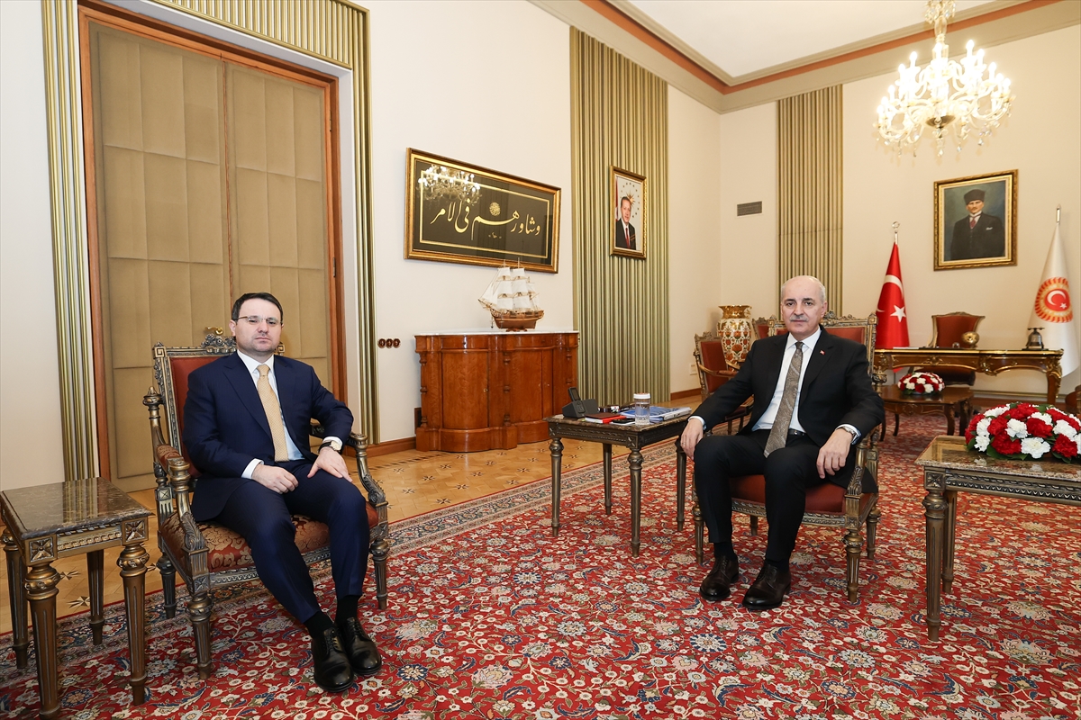 TBMM (AA) – TBMM Başkanı Numan Kurtulmuş, Adalet Bakanı Akın