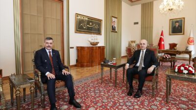 TBMM (AA) – TBMM Başkanı Numan Kurtulmuş, İçişleri Bakanı Mustafa