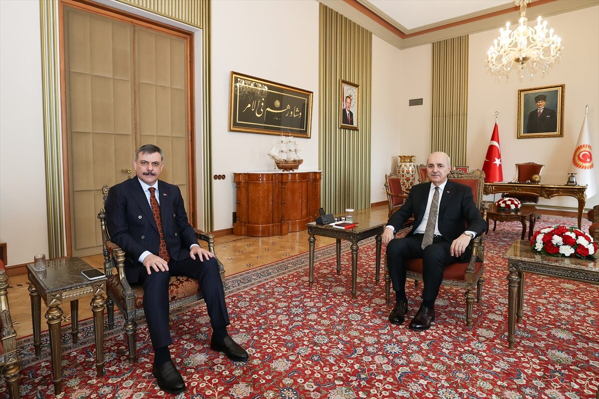 TBMM (AA) – TBMM Başkanı Numan Kurtulmuş, İçişleri Bakanı Mustafa