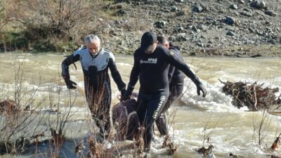 TOKAT (AA) – Tokat'ta kayıp olarak aranan kadının cesedi dere