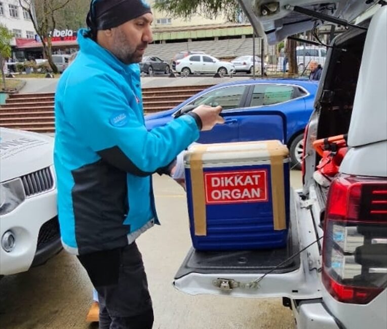 TRABZON (AA) – Trabzon'da kaldırıldığı hastanede beyin ölümü gerçekleşen 47