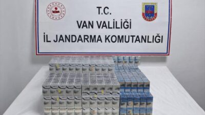 VAN (AA) – Van'ın Çaldıran ilçesinde 1280 paket gümrük kaçağı