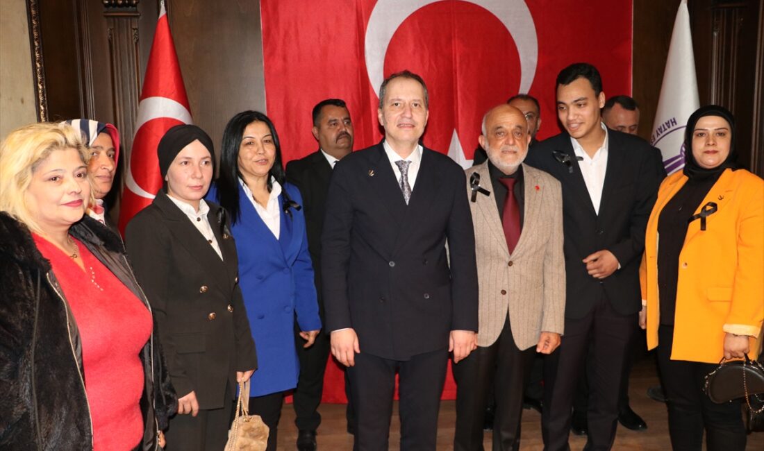 HATAY (AA) – Yeniden Refah Partisi Genel Başkanı Fatih Erbakan,