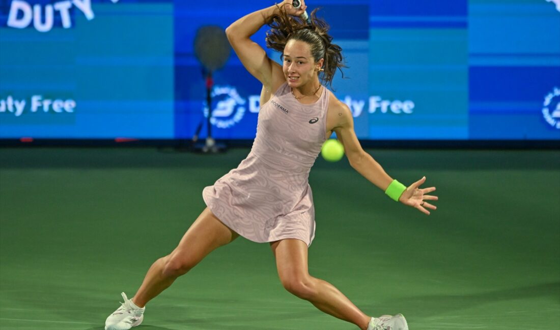 ANKARA (AA) – Milli tenisçi Zeynep Sönmez, Dubai Tenis Şampiyonası'nda